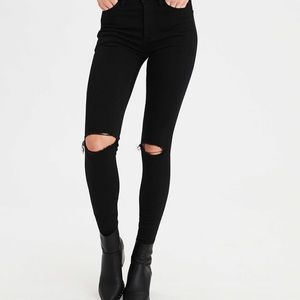 American Eagle super high waist skinny jean